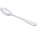 A Oneida Cityscape stainless steel teaspoon with a silver handle.