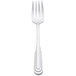 A Oneida Cityscape stainless steel salad/pastry fork with a silver handle.