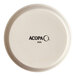 A white porcelain ramekin with the word "Acopa" in black text.