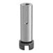 A stainless steel cylinder with a black handle, used for Estella dough preparation equipment.