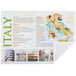Hoffmaster PP112 10" x 14" Italia Paper Placemat - 1000/Case Main Thumbnail 4