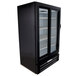 Beverage-Air LV17HC-1-B 36" Black Lumavue Refrigerated Sliding Glass Door Merchandiser Main Thumbnail 2