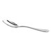 An Acopa Edgeworth stainless steel teaspoon with a silver handle.