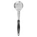Vollrath 6432420 Jacob's Pride 4 oz. Black Perforated Round Spoodle® Portion Spoon Main Thumbnail 2