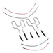 A set of heating elements and wiring components for Estella WBMX2A, WCMX2A, and WSMX2A models.