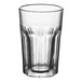 A clear Acopa Memphis highball glass.