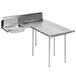 Advance Tabco DTS-D30-96 8' Spec Line Stainless Steel Dishlanding Soil L-Shape Dishtable - Right Table Main Thumbnail 1