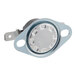 A metal high-limit thermostat component for commercial microwaves.
