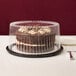 D&W Fine Pack G27-1 9" 2-3 Layer Cake Display Container with Clear Dome Lid - 10/Pack Main Thumbnail 1