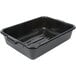 A black rectangular Tablecraft plastic container with handles.