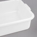Tablecraft 1529N White 21 1/4" x 15 3/4" x 5" Polyethylene Plastic Bus Tub / Food Storage Box Main Thumbnail 7