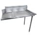 A stainless steel Advance Tabco dishtable with a clean straight design.
