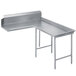 Advance Tabco DTC-G60-96 Super Saver 8' Stainless Steel Island Clean L-Shape Dishtable - Right Table Main Thumbnail 1