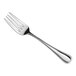 A stainless steel heavy weight salad fork with a simple, polished design.