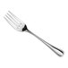 A stainless steel heavy weight dinner fork with a simple, polished design.