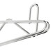 An Advance Tabco end-mounted chrome wire shelf hanger.