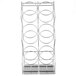 Cal-Mil 1025-6-39 Platinum Wire 6-Cylinder Vertical Flatware / Condiment Display Main Thumbnail 3