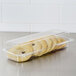 Dart C60UT1 StayLock 14 3/8" x 5 1/2" x 3 1/8" Clear Hinged Plastic 14" Strudel or Hoagie Container - 250/Case Main Thumbnail 5