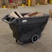 Rubbermaid FG101100BLA Black 0.75 Cubic Yard Tilt Truck / Trash Cart (600 lb.) Main Thumbnail 1