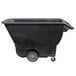 Rubbermaid FG9T1600BLA Black 1.0 Cubic Yard Tilt Truck / Trash Cart (2100 lb.) Main Thumbnail 4