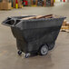 Rubbermaid FG9T1600BLA Black 1.0 Cubic Yard Tilt Truck / Trash Cart (2100 lb.) Main Thumbnail 1