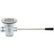 T&S B-3972-VR Vandal Resistant Waste Drain Valve with Lever Handle and 3 1/2" Sink Opening Main Thumbnail 1