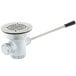 T&S B-3972-VR Vandal Resistant Waste Drain Valve with Lever Handle and 3 1/2" Sink Opening Main Thumbnail 3