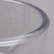 A Carlisle clear plastic round souffle cup.