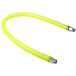 T&S HG-2F-24 Safe-T-Link 24" Coated Gas Connector Hose with 1 1/4" NPT Male Ends and 90 Degree Elbows Main Thumbnail 1