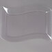 Fineline Wavetrends 1410-CL 8 1/2" x 13 1/2" Clear Plastic Plate - 120/Case Main Thumbnail 2
