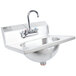 Eagle Group HSA-10-F Hand Sink with Gooseneck Faucet and Basket Drain Main Thumbnail 1