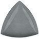 A grey triangle shaped Tablecraft granite display bowl.
