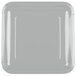 Creative Converting 463281 9" Shimmering Silver Square Paper Plate - 180/Case Main Thumbnail 2