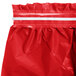 Creative Converting 10052 14' x 29" Classic Red Plastic Table Skirt Main Thumbnail 4