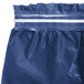 Creative Converting 10036 14' x 29" Navy Blue Plastic Table Skirt Main Thumbnail 4