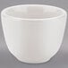 Tuxton TRE-044 3.5 oz. Eggshell Chinese / Asian China Sake Tea Cup - 36/Case Main Thumbnail 3