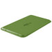 A green rectangular Cambro fiberglass tray with a lime-ade logo.