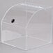 Cal-Mil 945 12 1/2" Square Curved Top Acrylic Display Case Main Thumbnail 2