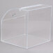 Cal-Mil 945 12 1/2" Square Curved Top Acrylic Display Case Main Thumbnail 5