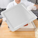 American Metalcraft SQ1200 Square Deep Dish Pizza Pan Separator / Lid for 12" Pans Main Thumbnail 1