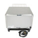 A white and silver Hatco TQ-1800 Conveyor Toaster with a cord.