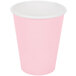 Creative Converting 56158B 9 oz. Classic Pink Poly Paper Hot / Cold Cup - 240/Case Main Thumbnail 2