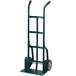 Harper 25T83 Dual Handle 900 lb. Steel Hand Truck with Fenders and 10" x 2 1/2" Solid Rubber Wheels Main Thumbnail 1