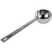A Tablecraft stainless steel measuring scoop with a handle.