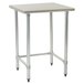 Eagle Group T2430GTEB 24" x 30" Open Base Stainless Steel Commercial Work Table Main Thumbnail 1