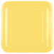 Creative Converting 463266 9" Mimosa Yellow Square Paper Plate - 180/Case Main Thumbnail 2