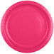 Creative Converting 50177B 10" Hot Magenta Pink Paper Plate - 240/Case Main Thumbnail 2
