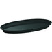 A black oval shaped Tablecraft tray with green speckles.