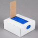 Bedford Industries Inc. 4" Blue Laminated Bag Twist Ties - 2000/Box Main Thumbnail 2