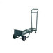 Harper DCT1446 3-Position 800 lb. Convertible Hand / Platform Truck with 8" x 2 1/4" Solid Rubber Wheels and 3" Urethane Casters Main Thumbnail 2
